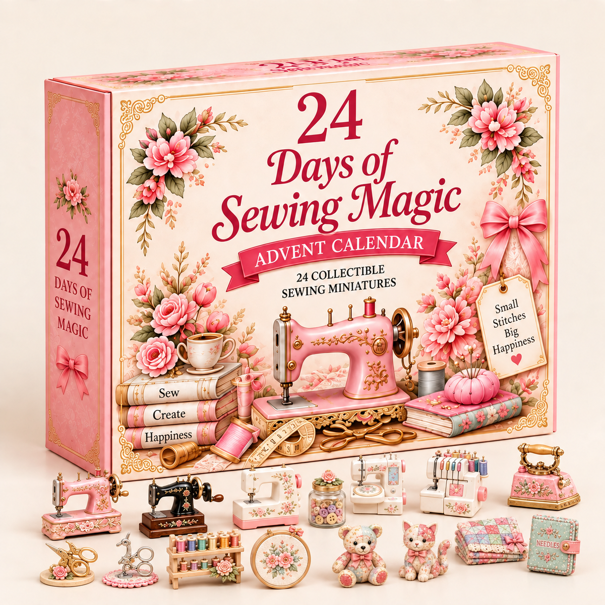 Adviento de Costura · 24 Miniaturas — caja y colección completa