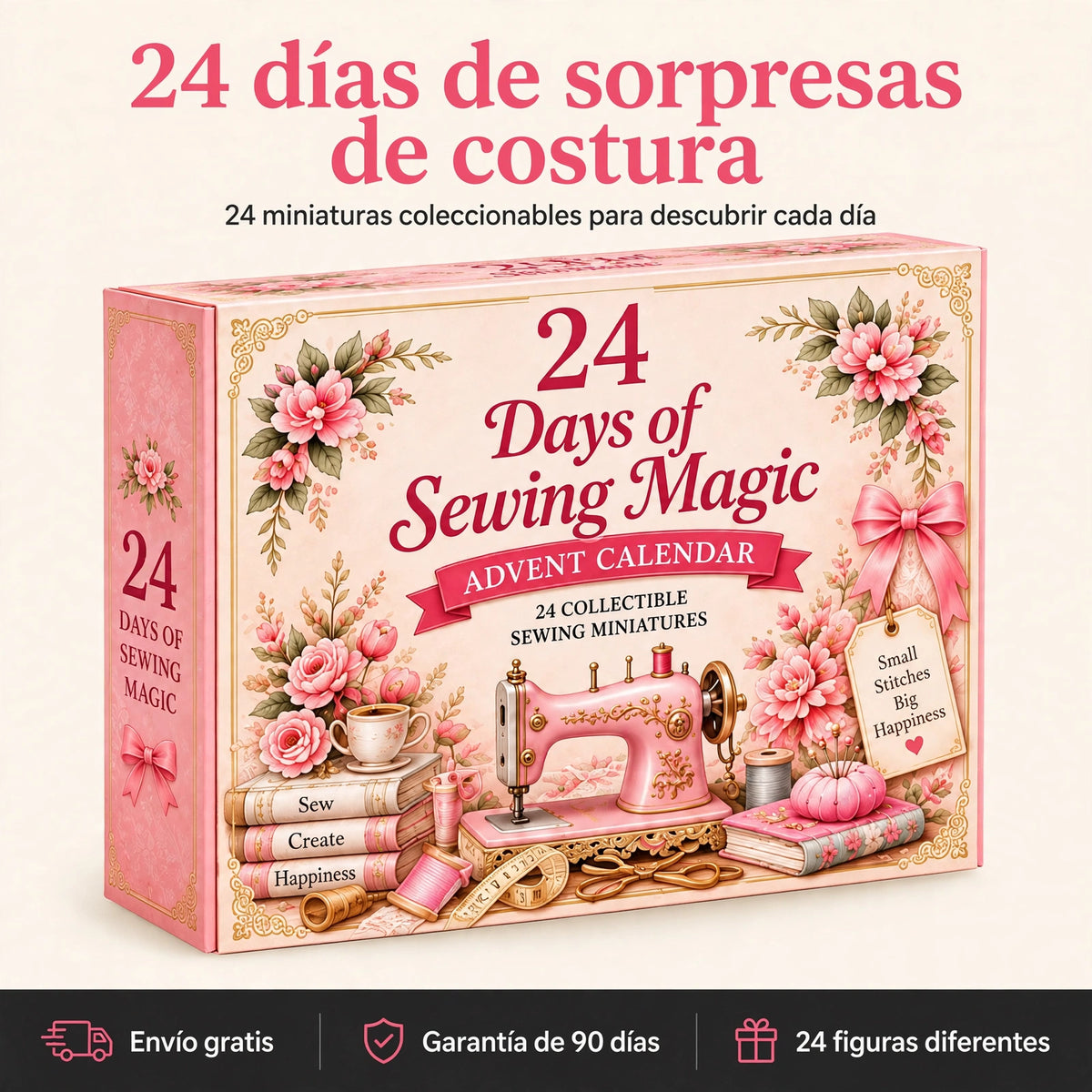 Adviento de Costura · 24 Miniaturas — 24 días de sorpresas de costura